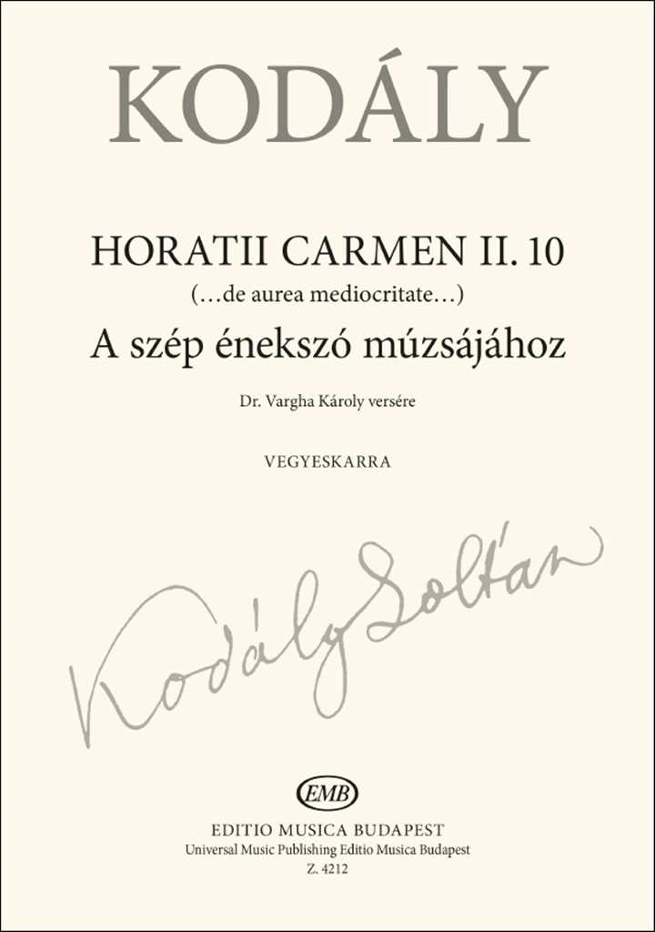 Horatii Carmen II.10 