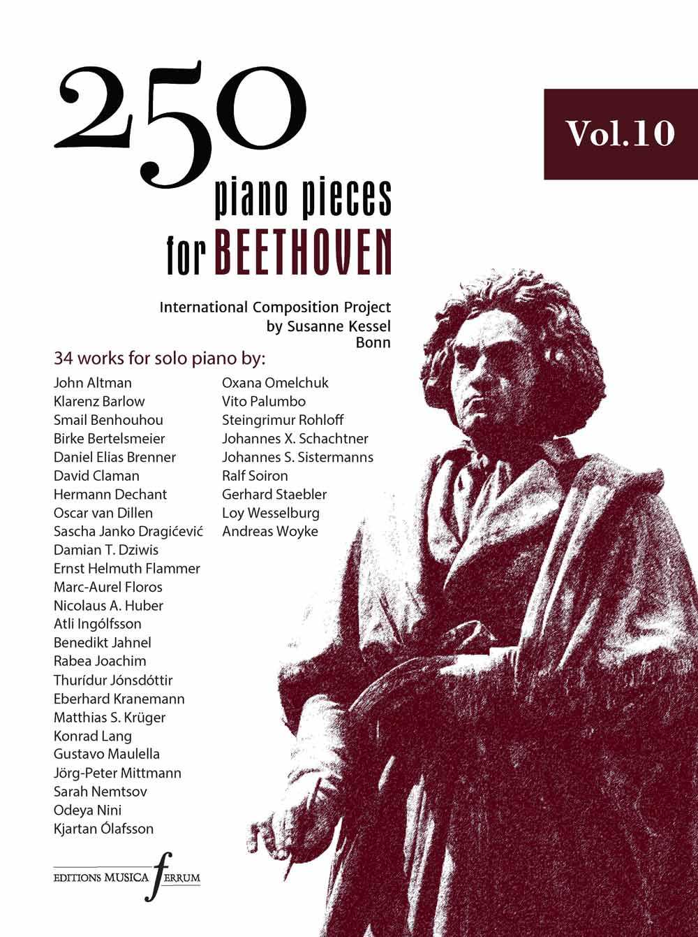 250 Piano Pieces For Beethoven - Vol. 10 