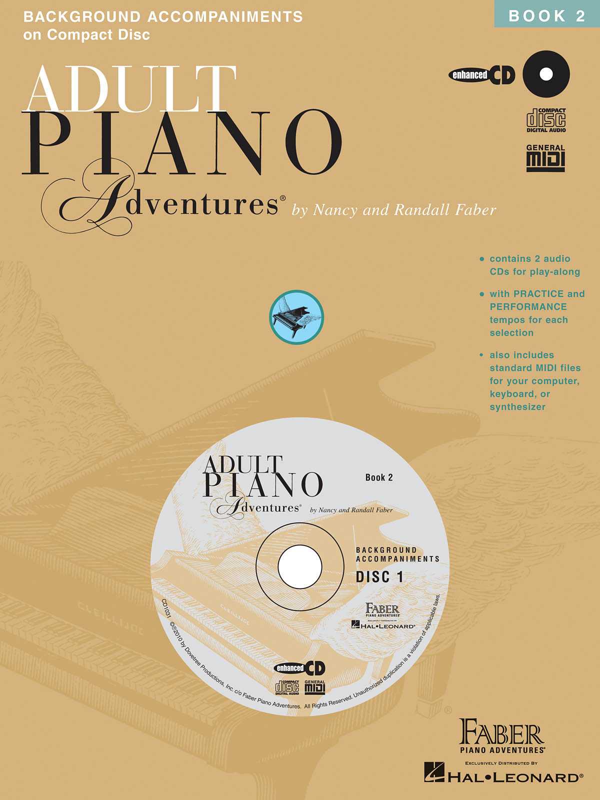 ADULT PIANO ADVENTURES ALL-IN-ONE LESSON BOOK 2: CDS ONLY